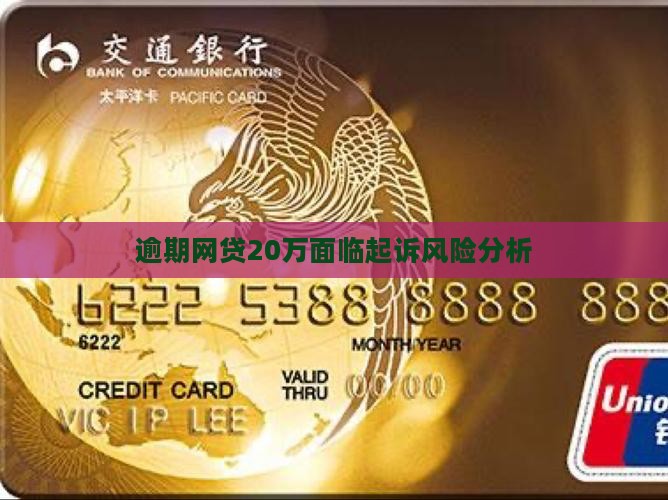 逾期网贷20万面临起诉风险分析