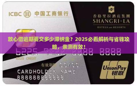 放心借逾期滞纳金是多少情况及应对措施