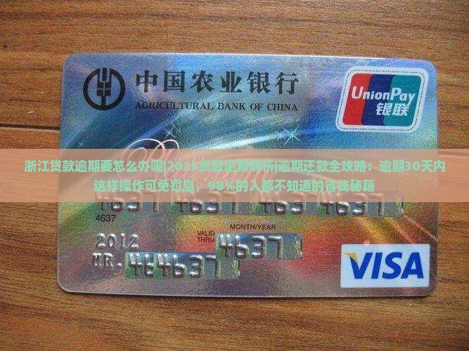 浙江贷款逾期要怎么办呢