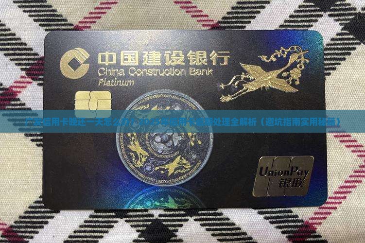 广发信用卡晚还一天怎么处理
