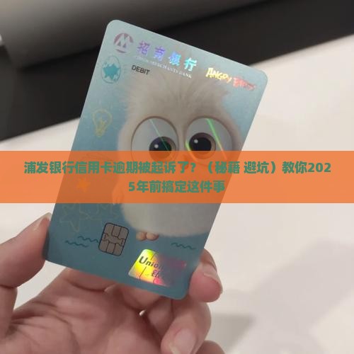 浦发银行信用卡逾期起诉案例怎么办