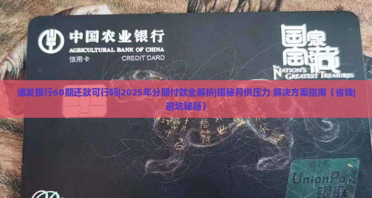 浦发银行60期还款可行吗