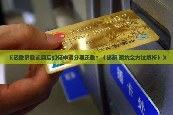 极融借款逾期了怎么办理分期还款
