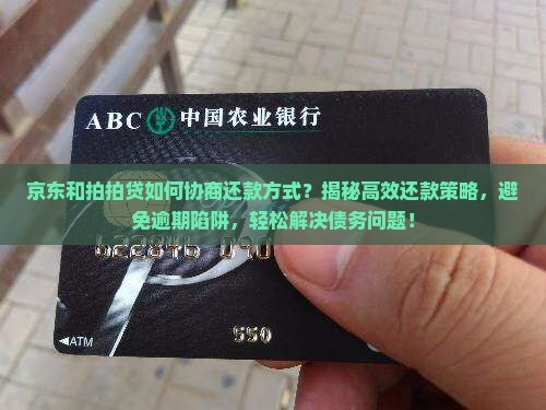 京东和拍拍贷如何协商还款方式