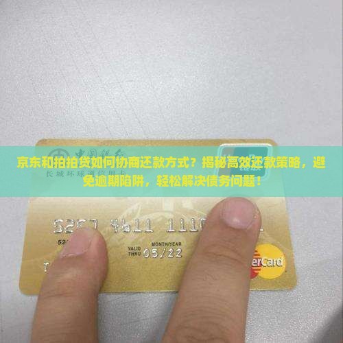 京东和拍拍贷如何协商还款方式