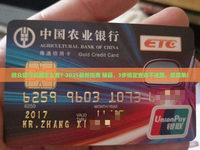 微众银行逾期状况怎么查