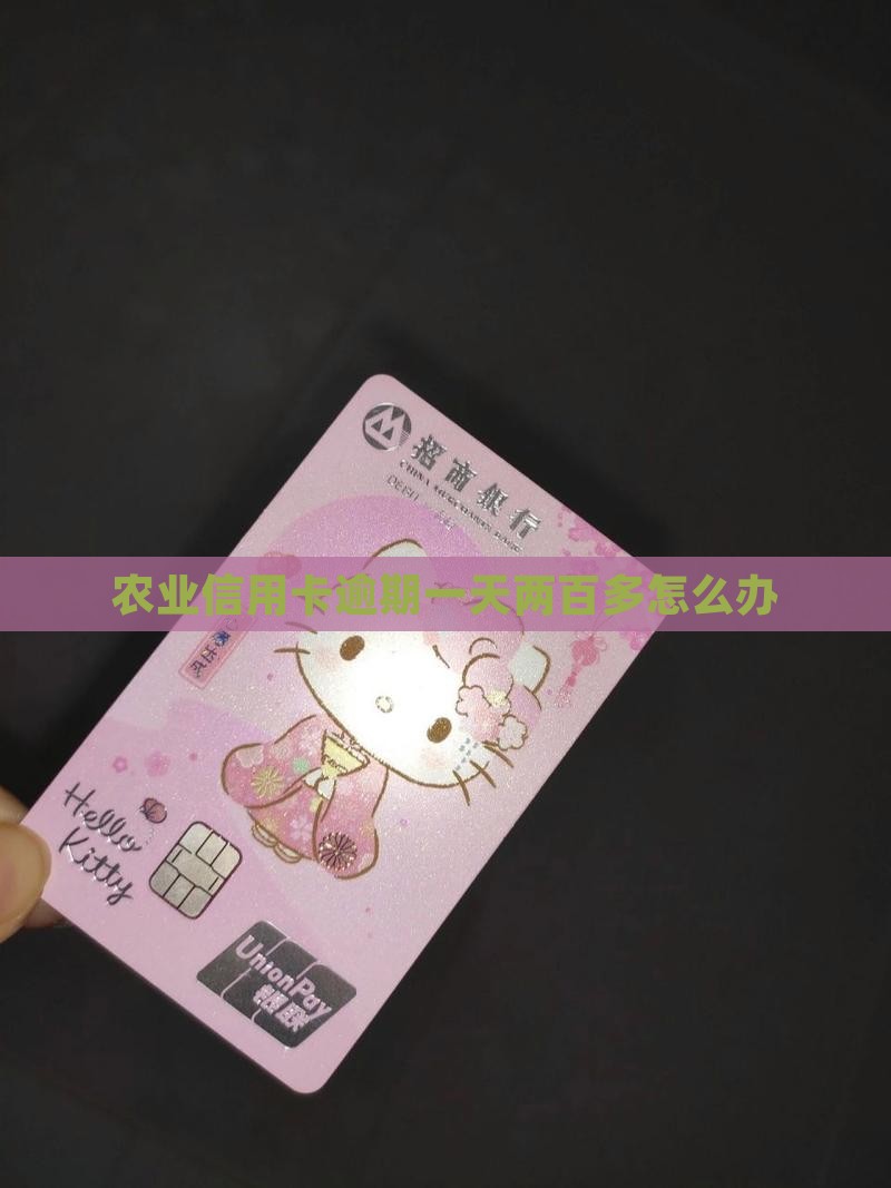 农业信用卡逾期一天两百多怎么办