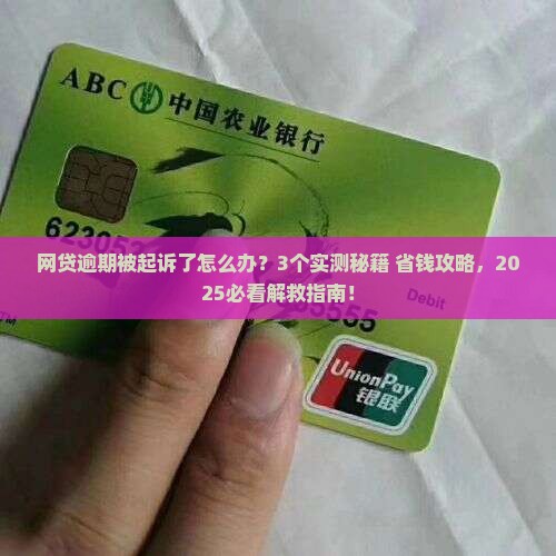 网贷逾期起诉好吗如何处理