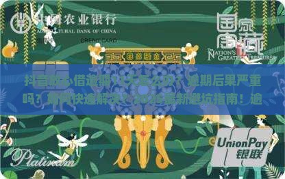 抖音放心借逾期11天怎么办