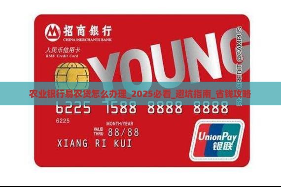 农业银行易农贷怎么办理