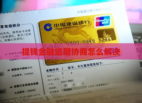 提钱金融逾期协商解决方案