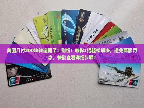 美团月付200块钱逾期了