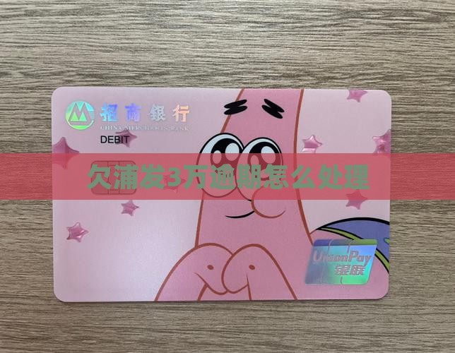 欠浦发3万逾期怎么处理