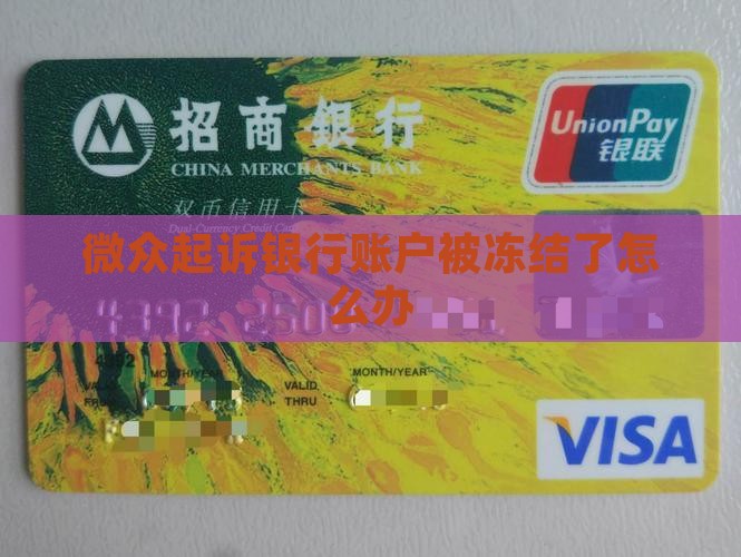 微众起诉银行账户被冻结了怎么办