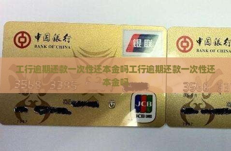 工行逾期还款一次性还本金吗