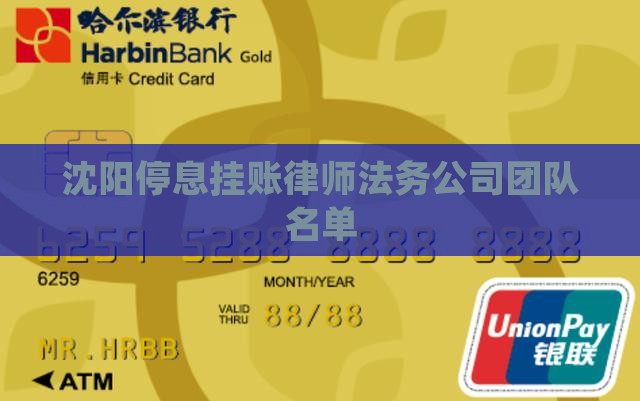 沈阳停息挂账法务团队名单