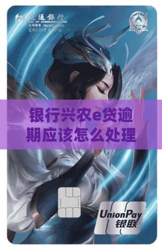 银行兴农e贷逾期应该怎么处理逾期贷款问题