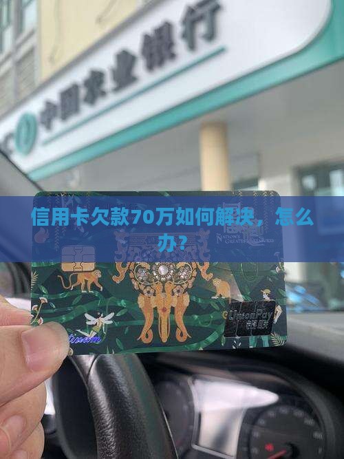 信用卡欠款70万如何解决，怎么办？