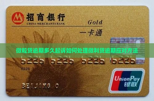 微粒贷逾期多久起诉如何处理微利贷逾期应对方法