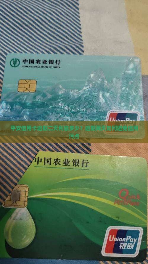 平安信用卡逾期二天利息多少？逾期两天如何避免信用污点