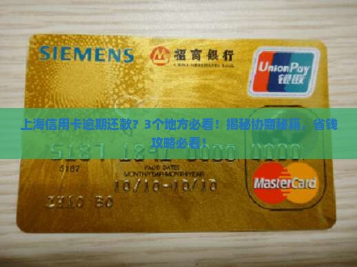 信用卡逾期协商还款上海找谁最好
