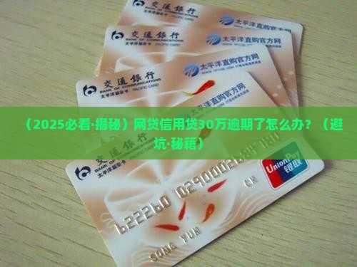 网贷信用贷30万逾期如何处理