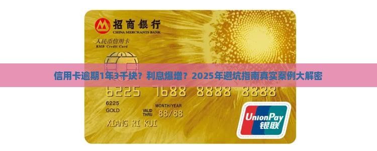 信用卡逾期1年3千元利息计算公式及案例分析