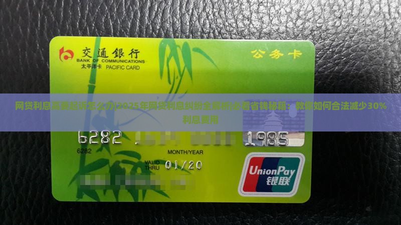 网贷利息高要起诉怎么办