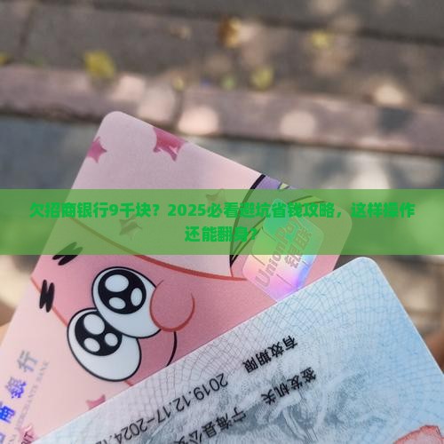 欠了招商银行9千块钱