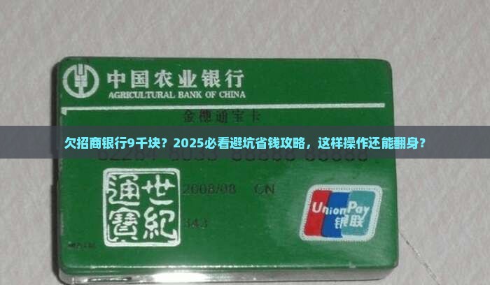 欠了招商银行9千块钱