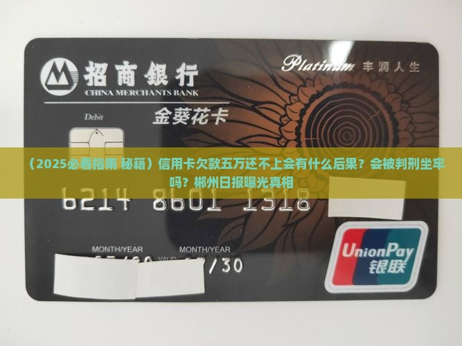 信用卡欠款5万还不上了会有什么后果