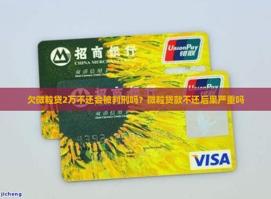欠微粒贷2万不还会被判刑吗