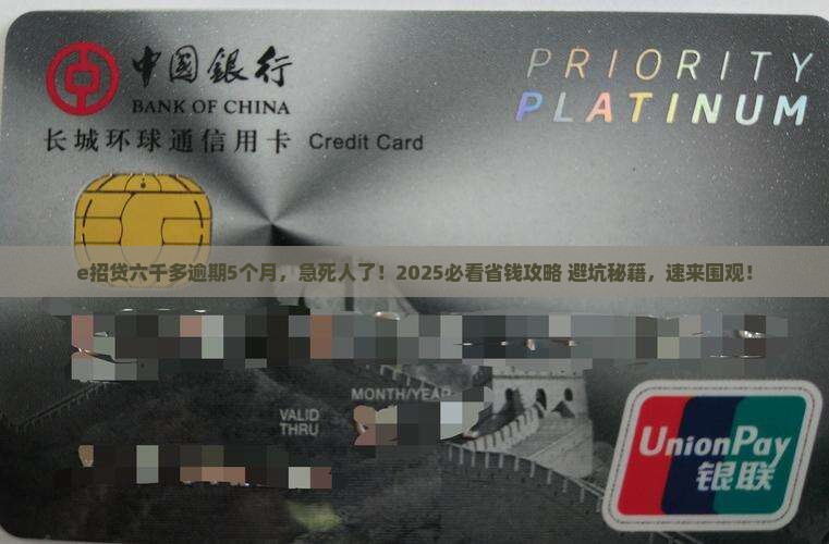 e招贷六千多逾期5个月需要怎么处理