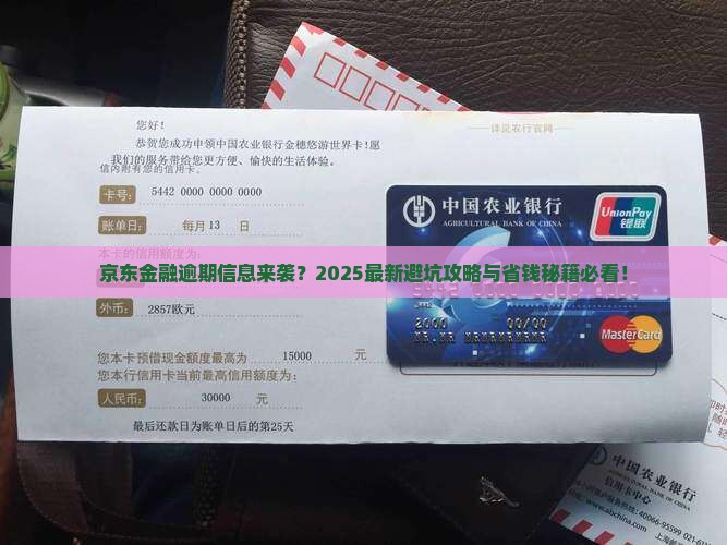京东金融发的逾期信息如何处理