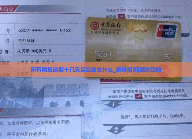 所有网贷逾期十几天后会发生什么
