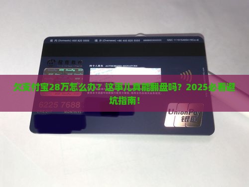欠支付宝28万怎么办