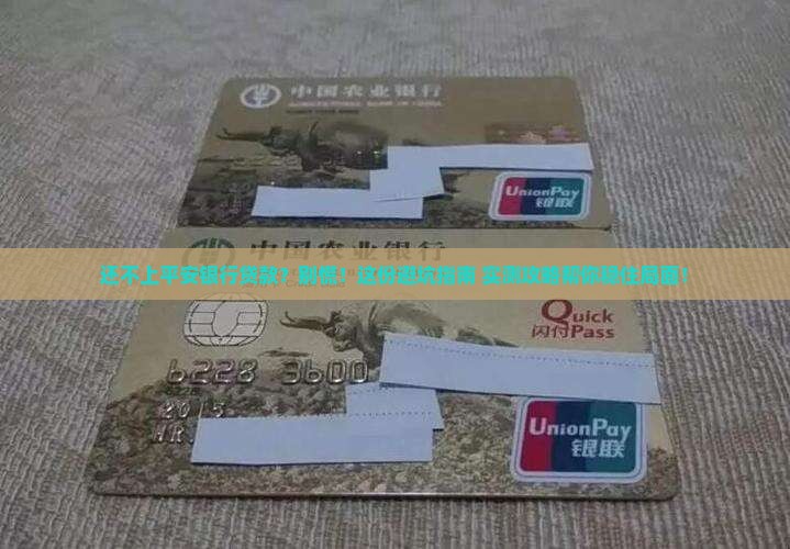 平安银行怎么办如果还不上贷款