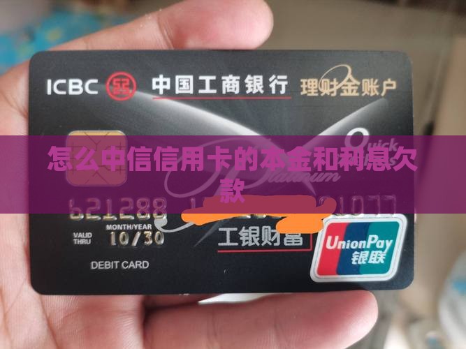 怎么中信信用卡的本金和利息欠款