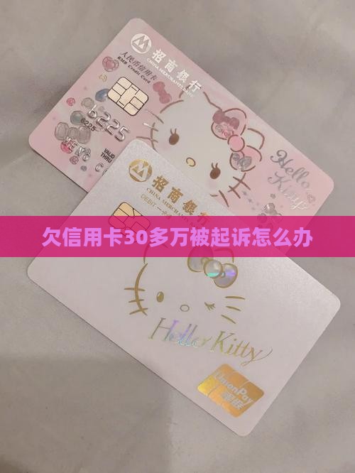 欠信用卡30多万被起诉
