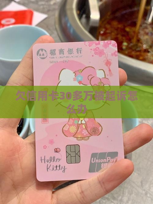 欠信用卡30多万被起诉