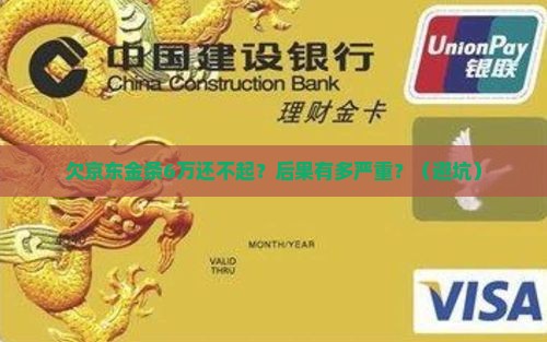 欠京东金条6万还不起的影响及后果