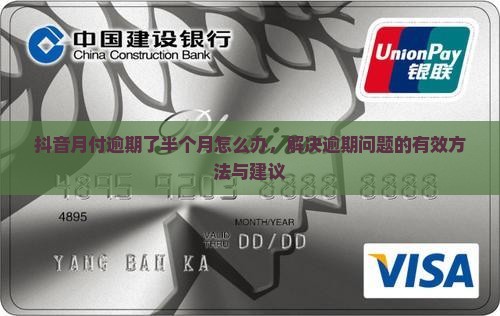 抖音月付逾期了半个月怎么办