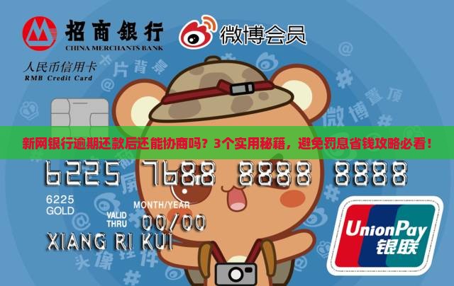 新网银行逾期还款后可以协商吗