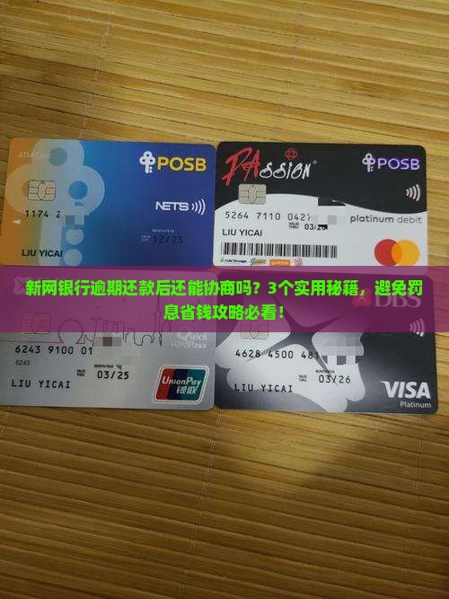 新网银行逾期还款后可以协商吗