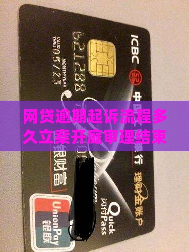 网贷逾期起诉流程多久