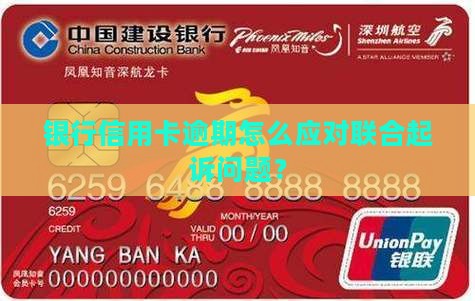 银行信用卡逾期怎么应对联合起诉问题？