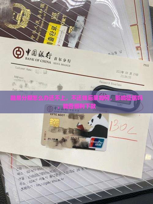 融易分期怎么办还不上，不还钱后果如何，影响征信吗，能否顺利下款