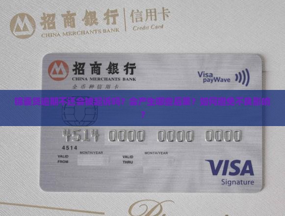 锦囊贷逾期不还会被起诉吗？会产生哪些后果？如何避免不良影响？