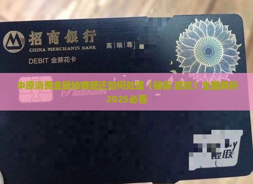 中原消费金额协商晚还如何处理