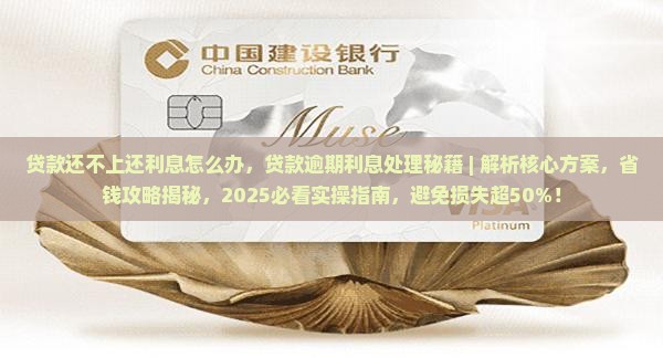 贷款还不上还利息怎么办